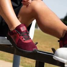 Men Sneakers - 酒紅色 - 查看 3