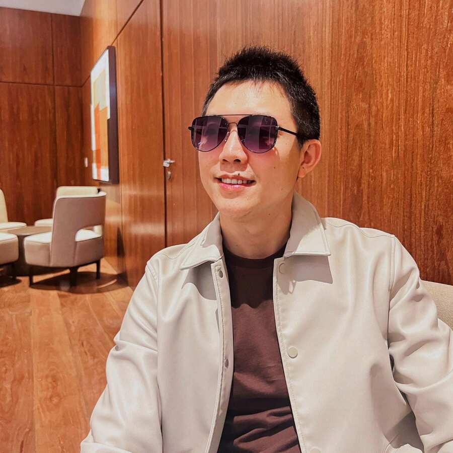 Men Fashion Glasses - Ombre - Xem 1