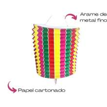 Festa Junina Decoration Paper Balloon Arraial São Joao Decoration With Colorful Fringe - đèn lồng - Xem 1