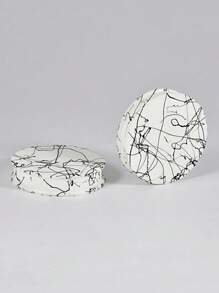 PAIR Silicone Ear Gauge Flexible Soft Double Flared Saddle Ear Plugs Cool Lines Ear Stretchers Tunnels Expanders Body Jewelry - As Shown - View 20