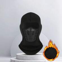 Pasamontañas Táctico Térmico con Máscara de Ventilación Balaclava para Motociclista Running y Deportes de Invierno Máscara Protectora Contra Frío Viento y Polvo para Pesca Ciclismo y Montañismo, Color al Azar - Negro - Ver 1