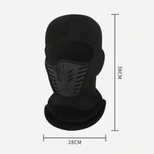 Pasamontañas Táctico Térmico con Máscara de Ventilación Balaclava para Motociclista Running y Deportes de Invierno Máscara Protectora Contra Frío Viento y Polvo para Pesca Ciclismo y Montañismo, Color al Azar - Negro - Ver 6