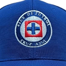 Gorra del Cruz Azul logo bordado - azul real - Ver 2