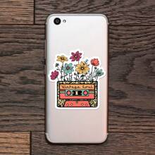 1PC Vintage Soul Sticker | Retro Hippie Waterproof Vinyl Sticker | Durable And Weatherproof Sticker For Water Bottles And Laptops | Unique Hippie Hippy Vinyl Sticker | Perfect For Laptops, Water Bottles, And More | Classic Vintage Design - Multicolor - View 6