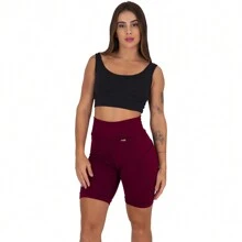 Click Mais Bonita WOMEN'S BERMUDA PLAY FITNESS POCKET - 紫紅色 - 查看 2