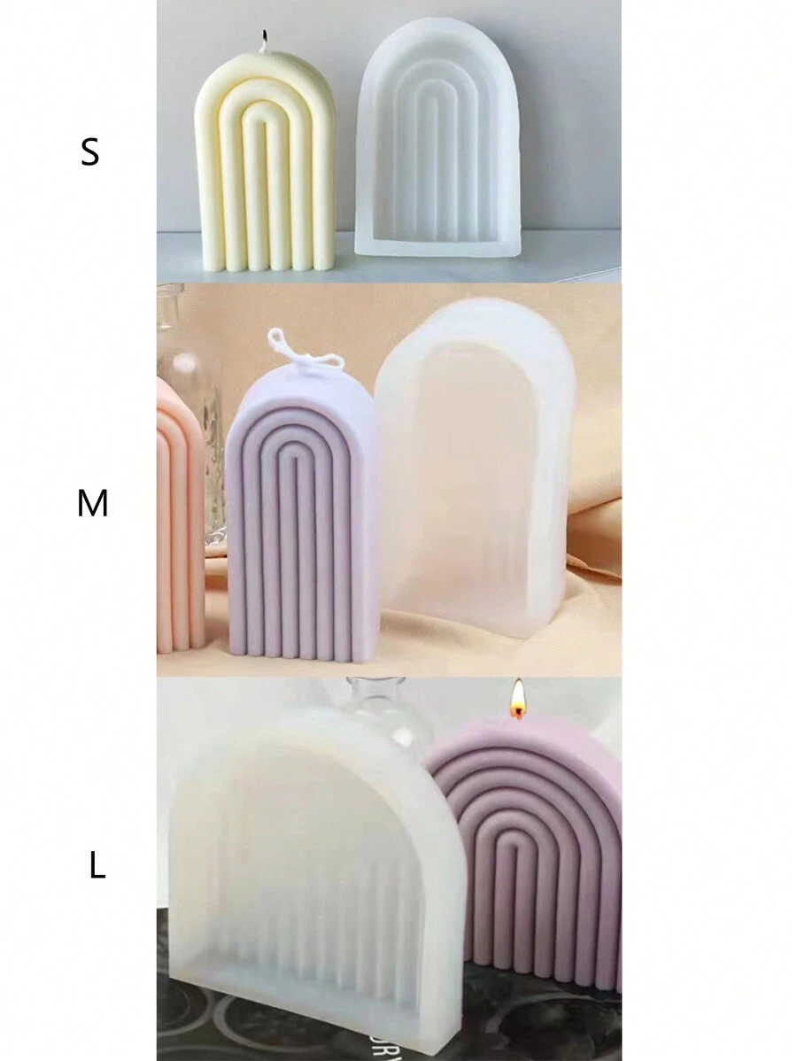 1 Stück Regenbogen Bogen DIY Silikonform