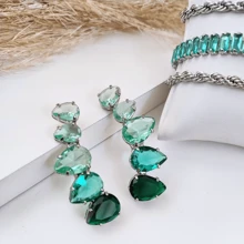 EARRING KIT WITH MELLO BRACELETS SHADES OF GREEN - 金色 - 查看 2