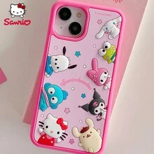 SANRIO 1 件 官方授权可爱卡通手机壳 Melody 家庭手机保护套防水防摔硅胶手机壳圣诞节礼物节日派对礼物送给朋友 - 家族 - 查看 4