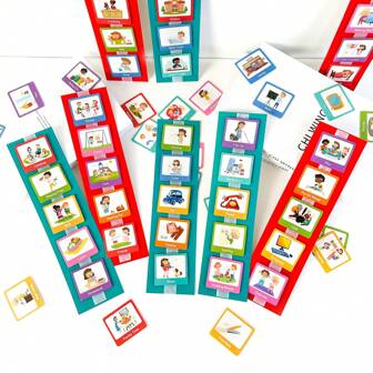 Children's Visual Time Schedule,Daily Routines Schedule Cards,Visual Schedule Cards,Daily Routine Chore Chart Symbol Cards For Kids Wall Classroom Home School Weekly Planner,Reinforce Sense Of Time Of Children,Non-Verbal Communication Visual Aid Daily Routine Cards,ADHD Tools Educational Toy School,Student,Stationery,School Supplies,Student Back To School Gift,Student,Classroom,Adhd,Kids Toys