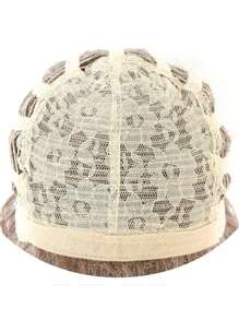 男士 80 年代假发 黑色马尾假发 万圣节服装 男性假发 朋克重金属摇滚假发 卷发 长发 - 查看 5