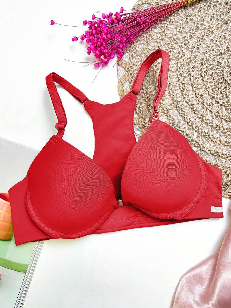 DOUBLE MICROFIBER SWIMMING BRA - Đỏ - Xem 1