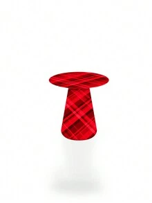 Decorative Sublimated Cone Table Cover For Party And Birthday Plaid Theme - Cone Table 87 - View 1