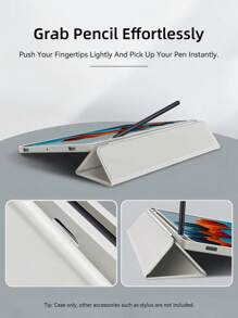 苹果 DANYCASE 平板电脑保护壳适用于三星 Galaxy Tab S7 S8 S9 11 英寸 S6 Lite 10.4 英寸 S7 FE S8+ S9+ S9FE+ 12.4 英寸软 TPU 保护壳 - 灰色 - 查看 3