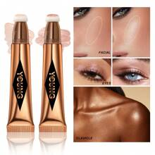 YOUNG VISION A 6-Piece Contour, Highlight, And Blush Set With A Lightweight Texture, Easy To Blend And Spread, Seamlessly Fuses With The Skin To Create A Naturally Sculpted And Radiant Look Makeup Set - Nhiều màu - Xem 4