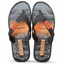 Chinelo Masculino Kraiser Young Styles Hertz - Laranja - Visão 1