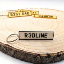 1 PIEZA Llavero de acrílico personalizado con nombre, llavero, placa de coche, etiqueta de licencia, regalo personalizado, regalo de graduación, regalo único, conmemorativo, personalizable - multicolor - Ver 3