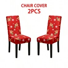 1/2/4/6 Chiếc Bọc Ghế Họa Tiết Halloween, 160gsm Spandex Co Giãn Có Thể Tháo Rời & Có Thể Giặt Được Parson Ghế Bảo Vệ Tấm Che Phủ Cho Nhà Bếp - Nhiều màu - Xem 19