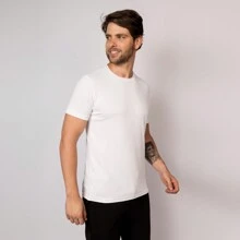 Dry Fit 100% Polyamide Cold Mesh Running Shirt For Men, White - 白色 - 查看 3