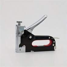 1pc 3-In-1 Heavy-Duty Staple Gun Kit - Multi-Functional For Upholstery/Woodworking/Furniture | Labor-Saving Ergonomic Grip With 600 Staples