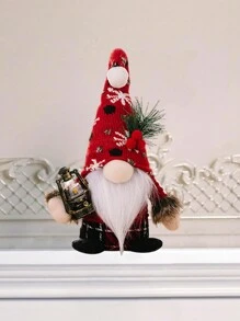 1pc Christmas Rudolph, Cartoon Cute Gnome Doll Christmas Ornament,Christmas Gift Pendant For Christmas Party Decoration, Christmas Decorations,New Year Party Decor Home Decor, Window, Living Room, Bar, Cafe Decoration, Xmas Party Favors Couple Christmas Gift,Christmas Party Supplies,Room Kitchen Table Decorations,Xmas Decor