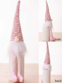 1 Pièce, Décorations De Noël, Décorations De Poupée Naine Sans Visage En Peluche Tricotée, Ornements De Vitrine De Fête De Noël À La Maison, Décoration De Centre Commercial