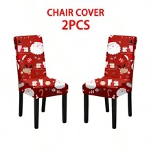 1/2/4/6 Chiếc Bọc Ghế Họa Tiết Halloween, 160gsm Spandex Co Giãn Có Thể Tháo Rời & Có Thể Giặt Được Parson Ghế Bảo Vệ Tấm Che Phủ Cho Nhà Bếp - Nhiều màu - Xem 16