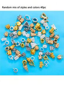 4Color 20 Types Of Three-Way Connecting Beads Alloy For Bracelet Necklace Pendant DIY Handmade Jewelry Accessories Making R224