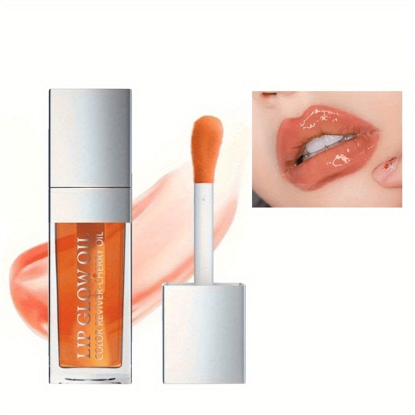 1 pieza Aceite labial hidratante - Hidratante, nutritivo, con brillo - Regalo para el Día de San Valentín