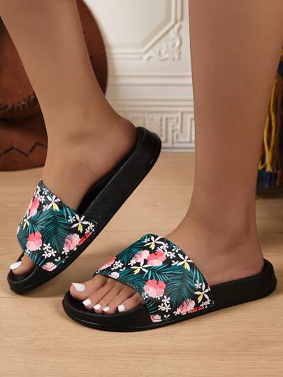 Novos chinelos da moda femininosEVA simples lazer casa confortável macio versátil respirável antiderrapante caminhada amortecimento chinelos