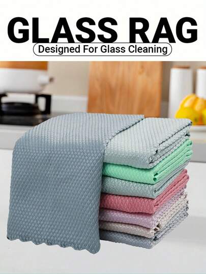 20/10/5 szt. szorowarka do łusek ryb do czyszczenia zlewów, 99% usuwania brudu, ściereczka do czyszczenia gospodarstwa domowego, ręcznik do wycierania okien, uniwersalne środki czyszczące, bez smug i wielokrotnego użytku, idealne do czyszczenia kuchni