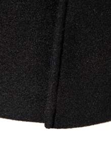 Chaqueta cortavientos de media longitud con botones de color liso para hombre