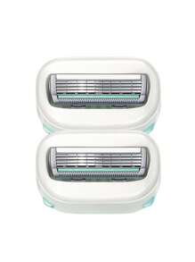 Schick Intuition Lemon Berry Breeze Razors For Women | 2 ostrza Intuition Razor Blades Refill With Organic Lemon, produkty do włosów i akcesoria do salonu fryzjerskiego Beauty Travel Essentials