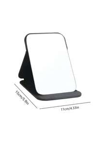 1 pièce Miroir de coiffeuse de bureau, petit miroir de maquillage portable pour la maison, le dortoir, la chambre à coucher