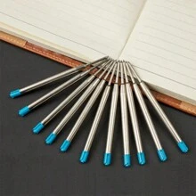 Juego de regalo de un bolígrafo de lujo con recarga de bola de línea negra de 0,5 mm de ancho para hombres y mujeres, profesionales ejecutivos, oficina, bolígrafos elegantes y estuche de regalo clásico, de vuelta a la escuela