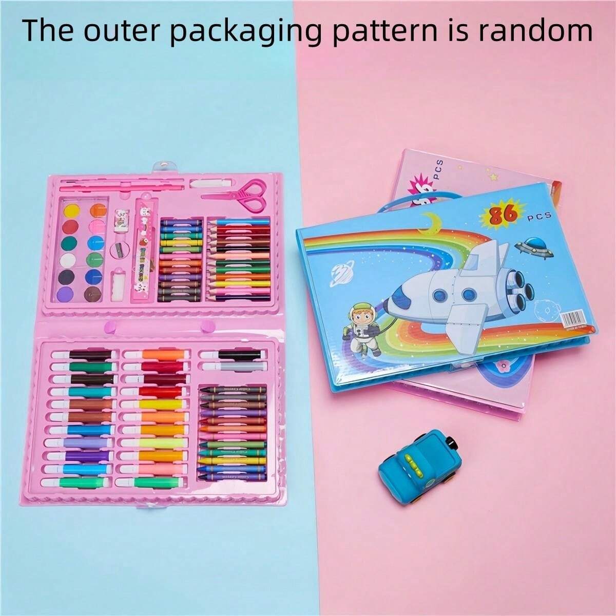 Christmas Decoration 1set Children Watercolor Painting Brush Kit