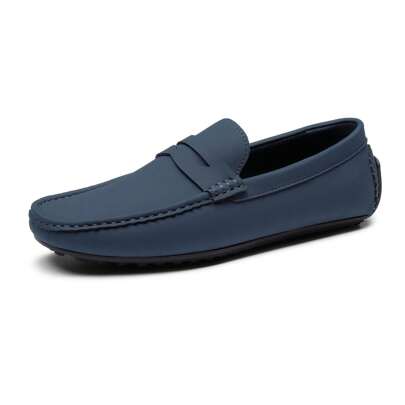 Men's Slip-On Penny Loafer Suede Driving Shoes