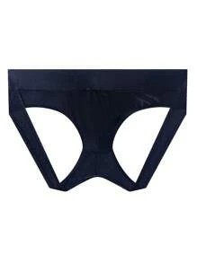 1 件 JOCKMAIL 男士透气网眼镂空提臀三角裤 - 黑色 - 查看 7