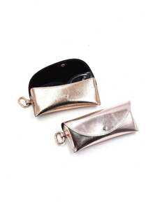 Golden Funky Eye Glasses Case With Hook  Eyewear Protection Case Accessory Glasses Accessories For Women - Multicolor - View 5