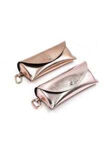 Golden Funky Eye Glasses Case With Hook  Eyewear Protection Case Accessory Glasses Accessories For Women - Multicolor - View 3