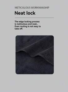 5pcs Black Quick-Dry Highly Absorbent Multipurpose Towels For Home Use