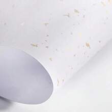 Ivory Golden Foil Design Gift Wrapping Paper Roll, Silky Smooth Texture, Pearlescent Material, Suitable For Birthday, Holiday, Wedding, Christmas, Halloween, Halloween Decoration - Multicolor - View 11