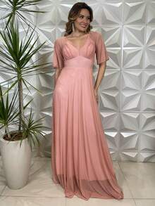 Long Bell Sleeve Dress - Xem 2