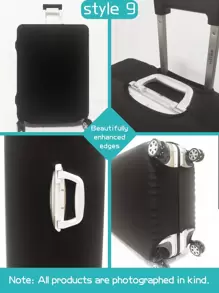 Color Series, Fashionable And Personalized Printing Patterns, Upgraded Production Technology, Overall Elastic Binding Technology, Thickened Elastic Fabric, Washable, Suitcase Protective Cover, Suitcase Protective Cover, Travel Accessories, Very Suitable For Business Trips, Outdoor Travel, Luggage Check-In, Students Return To School, Suitable For 20-28 Inch Boxes. Bag For School School Accessories School Stuff