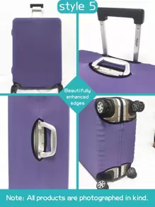Color Series, Fashionable And Personalized Printing Patterns, Upgraded Production Technology, Overall Elastic Binding Technology, Thickened Elastic Fabric, Washable, Suitcase Protective Cover, Suitcase Protective Cover, Travel Accessories, Very Suitable For Business Trips, Outdoor Travel, Luggage Check-In, Students Return To School, Suitable For 20-28 Inch Boxes. Bag For School School Accessories School Stuff