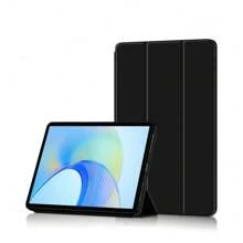 1 pieza Funda negra para HONOR Pad X9 de 11.5 pulgadas (HLN-W09) 2023 Soporte para tableta Honor X8 Pro Funda con tapa posterior de PU - Negro - Ver 4