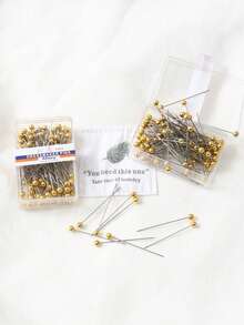 100pcs Gold Color Positioning Pins Clothing Tailor Pins - Gold - View 8
