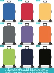 Color Series, Fashionable And Personalized Printing Patterns, Upgraded Production Technology, Overall Elastic Binding Technology, Thickened Elastic Fabric, Washable, Suitcase Protective Cover, Suitcase Protective Cover, Travel Accessories, Very Suitable For Business Trips, Outdoor Travel, Luggage Check-In, Students Return To School, Suitable For 20-28 Inch Boxes. Bag For School School Accessories School Stuff