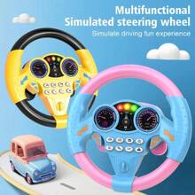 Regalo de juguete Volante de coche de copiloto para niño, Simulación de conducción de bebé en el asiento trasero, Educación temprana del bebé - Multicolor - Ver 8