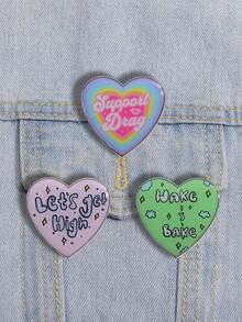 QIHOO 3pcs High Creative UV Clips For Gift Cartoon Art Fun Decoration Brooch Clothes Backpack Collar Badge Accessories Gift - Multicolor - View 8