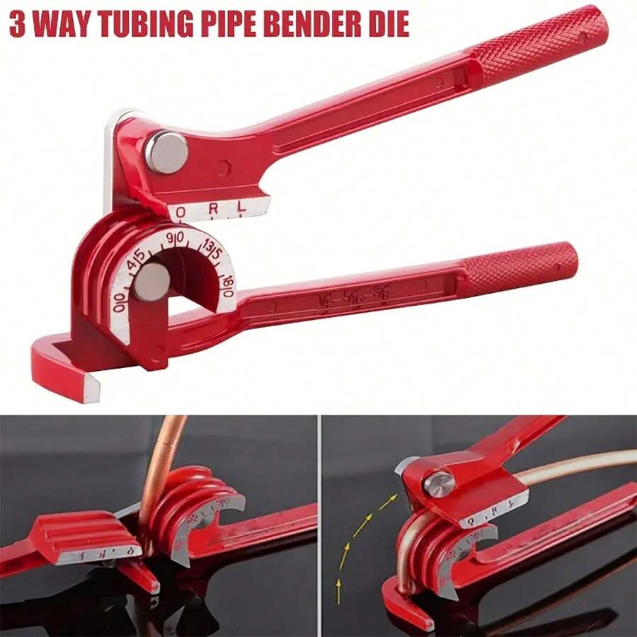 Máy uốn ống thủ công hạng nặng - Dễ dàng định hình ống nhôm, đồng và thép cho các dự án gia đình tự làm & hệ thống ống nước chuyên nghiệp - Đa năng, công cụ thiết yếu trong xưởng, công cụ dành cho nam giới - Nhiều màu - Xem 1